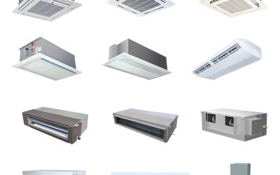 Os principais tipos de instalação de ar condicionado: Janela, Split, Multi Split e Cassete