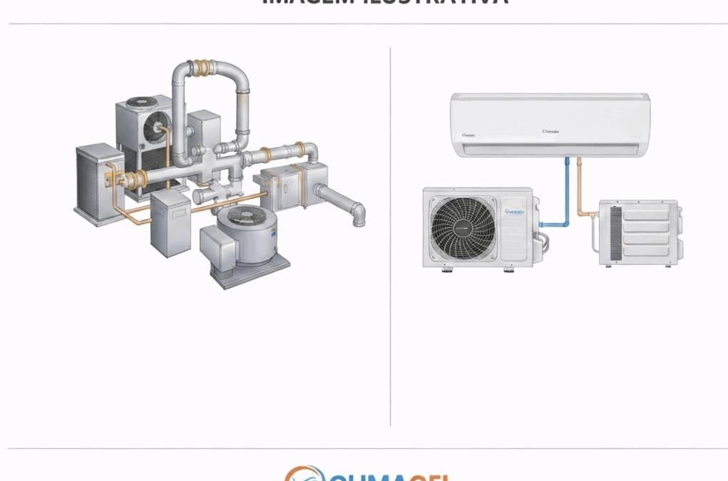 Ar Condicionado Central x Split: Entenda as Diferenças e Faça a Melhor Escolha